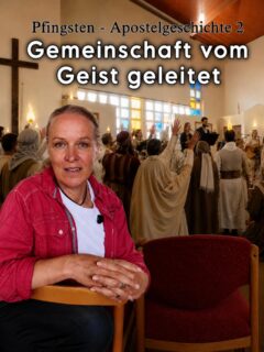 Im neuen Vortrag auf YouTube geht es um, Gemeinschaft, die von Gottes Geist geleitet ist.
Wie wir aus Verwirrung und Missverständnissen zu wahrer Einheit kommen.
Was Pfingsten bedeutet, und wie gut es ist, dass wir noch ungenutztes Potenzial haben, dass vor uns liegt